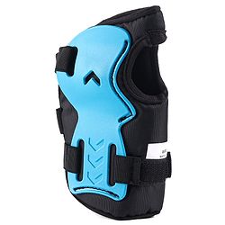 Babyhug Kids Safety Skating Cycling Protective Gear Set for Knee Elbow Wrist Guard Size XXS - Blue