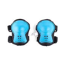 Babyhug Kids Safety Skating Cycling Protective Gear Set for Knee Elbow Wrist Guard Size XXS - Blue