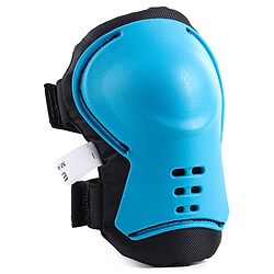 Babyhug Kids Safety Skating Cycling Protective Gear Set for Knee Elbow Wrist Guard Size XXS - Blue