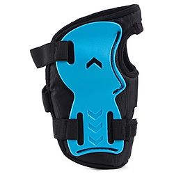 Babyhug Kids Safety Skating Cycling Protective Gear Set for Knee Elbow Wrist Guard Size XXS - Blue