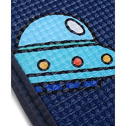 Babyhug Disney Premium Reversible Foldable Waterproof Floor mat- 6ftx4ft|Thickness 8mm|Space Theme|Colorful|Learn and Play Mat|Soft Foam| Anti-Slip Mat|Baby Massage| Carry Bag|BIS Certified