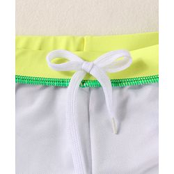 Babyhug Swimming Trunk & Cap with Horse Print - Green