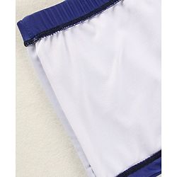 Babyhug Swimming Trunk & Cap with Dino Print - Navy Blue
