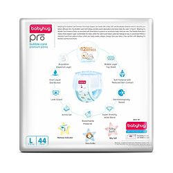 Babyhug Pro Bubble Care Premium Pant Style Diaper Large (L) Size - 44 Pieces