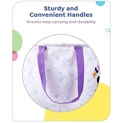 Babyhug Disney Foldable Laundry Bag with Handle Lion King Theme - Red