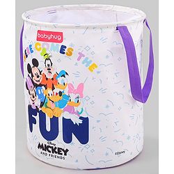 Babyhug Disney Foldable Laundry Bag with Handle Lion King Theme - Red