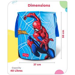 Babyhug Disney Foldable Laundry Bag with Handle Lion King Theme - Red