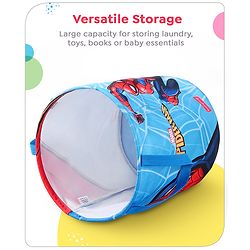 Babyhug Disney Foldable Laundry Bag with Handle Lion King Theme - Red