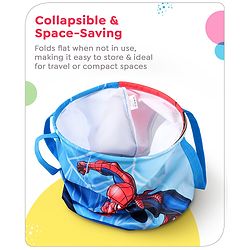 Babyhug Disney Foldable Laundry Bag with Handle Lion King Theme - Red