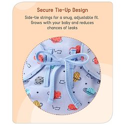 Babyhug Leak-Proof Cloth Langot Pack of 3 Large Solar Print - Multicolour | Triple Layer Protection | Reusable | Designed for Short Term Comfy Wear | Mess Free