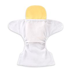 Babyhug Reusable Stay Dry Fleece Cloth Diaper Inserts Pack of 6 -Multicolour