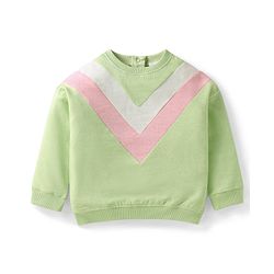 Babyhug Single Jersey Knit Full Sleeves Cut & Sew T-Shirt & Lounge Pant Set - Light Green