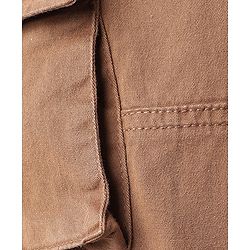 Babyhug Twill Woven Full Length Trouser With Text Patch - Brown