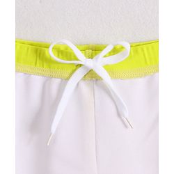 Babyhug Half Raglan Sleeves Two Piece Swimsuit With Dino Print & Applique - Yellow