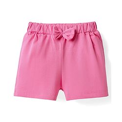 Babyhug Single Jersey Knit Mid Thigh Shorts With Tropical Theme Pack Of 3 - Yellow Pink & Light Green