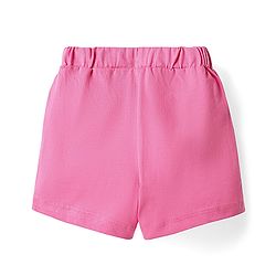 Babyhug Single Jersey Knit Mid Thigh Shorts With Tropical Theme Pack Of 3 - Yellow Pink & Light Green