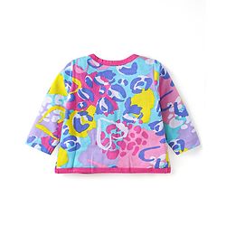 Babyhug Terry Knit Full Sleeves Printed Night Suit - Multi Colour