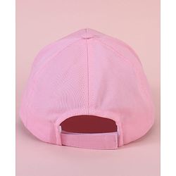 Babyhug Baseball Cap with Cycle Print Pink - Diameter 14cm