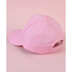 Babyhug Baseball Cap with Cycle Print Pink - Diameter 14cm
