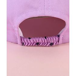 Babyhug Baseball Cap with Mickey & Friends Print White & Purple - Diameter 16cm