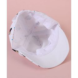 Babyhug Baseball Cap with Minnie Mouse White - Diameter 16cm