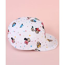 Babyhug Baseball Cap with Minnie Mouse White - Diameter 16cm