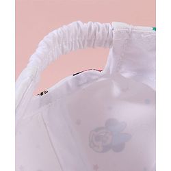 Babyhug Baseball Cap with Minnie Mouse White - Diameter 16cm