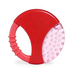 Babyhug Water Filled Honeybee Teether With Soft Sound Rattle - Red