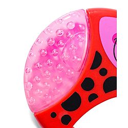 Babyhug Water Filled Honeybee Teether With Soft Sound Rattle - Red