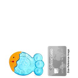 Babyhug Water-Filled Fish Shaped Teether - Blue | Safe, Soothing, and BPA-Free Teething Toy for Infants | Child-Safe Material | Promotes Oral Comfort & Sensory Development | Non-Toxic | BIS Certified