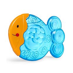 Babyhug Water-Filled Fish Shaped Teether - Blue | Safe, Soothing, and BPA-Free Teething Toy for Infants | Child-Safe Material | Promotes Oral Comfort & Sensory Development | Non-Toxic | BIS Certified
