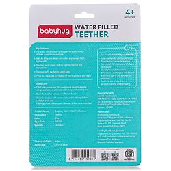 Babyhug Water-Filled Fish Shaped Teether - Blue | Safe, Soothing, and BPA-Free Teething Toy for Infants | Child-Safe Material | Promotes Oral Comfort & Sensory Development | Non-Toxic | BIS Certified