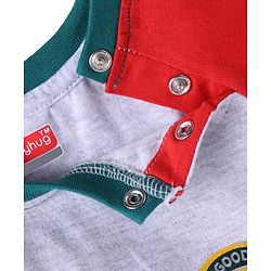 Babyhug Cotton Knit Full Sleeves T-Shirts with Stripes & Patch Detailing Pack of 3 - Multicolor
