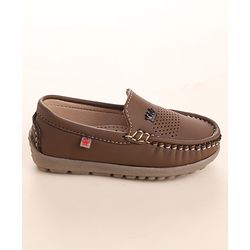 Cute Walk by Babyhug Slip on Formal Loafer Shoes - Brown