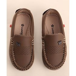 Cute Walk by Babyhug Slip on Formal Loafer Shoes - Brown