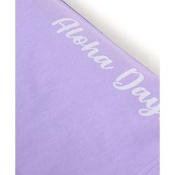 Babyhug Cotton Single Jersey Knit Mid Thigh Shorts Floral & Leafy Print Pack of 3 - Pink Navy & Purple