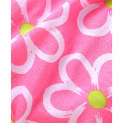 Babyhug 100% Cotton Knit Floral & Polka Dots Printed  Bloomers Pack of 3 - Green Pink & White