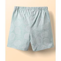 Babyhug Cotton Knit Striped & Pineapple Printed Shorts Pack of 3 - Multicolor