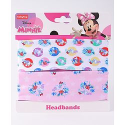 Babyhug Disney Free Size Headbands With Minnie Mouse & Daisy Duck Pack of 2 - Multicolour
