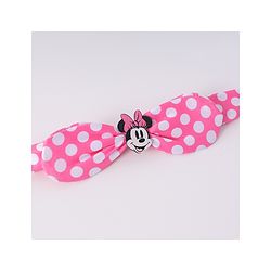 Babyhug Disney Headband With Minnie Mouse Bow Applique Free Size - Pink