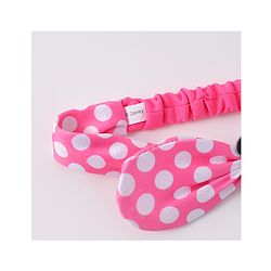Babyhug Disney Headband With Minnie Mouse Bow Applique Free Size - Pink