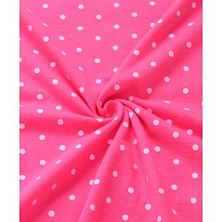 Babyhug Cotton Knit Hooded Towel With Bunny Ears Applique L 30 x B 30 cm - Pink