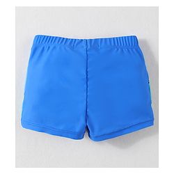Babyhug Swimming Trunk With Dino Print - Blue