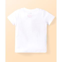 Babyhug Disney Single Jersey Knit Half Sleeves Shorts Night Suit with Mickey Mouse Graphics - Blue & White