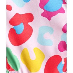 Babyhug Water Repellant V Cut Swimsuit - Pink