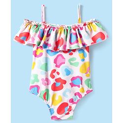 Babyhug Water Repellant V Cut Swimsuit - Pink
