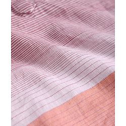 Babyhug Cotton Woven Half Sleeves Striped Mandarin Collar Kurta Style Shirt - Pink