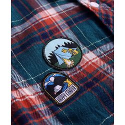 Babyhug 100% Cotton Woven Full Sleeves Checks Shirt - Dark Green