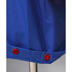 Babyhug Full Sleeves Below Knee Length Raincoat With Mickey Cool Print - Royal Blue