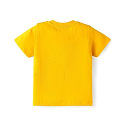 Babyhug Marvel Single Jersey Knit Half Sleeves  T-Shirts With Foil Print Avenger Graphics Pack Of 3 - Red Black & Yellow
